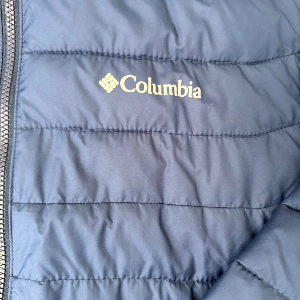 Columbia Omni‎ Heat Mens Puffer Jacket (LG) Quilted Full Zip Gorpcore Outdoor